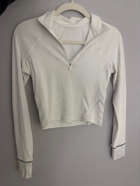 It's Rulu Cropped Half Zip Updated